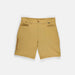 Bistre colored shorts on white background