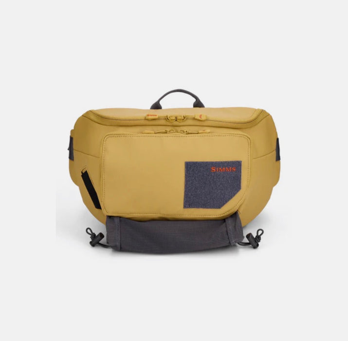 Bistre colored bag with white background