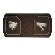Mag Grab dark rectangular tray with two white fish lure icons