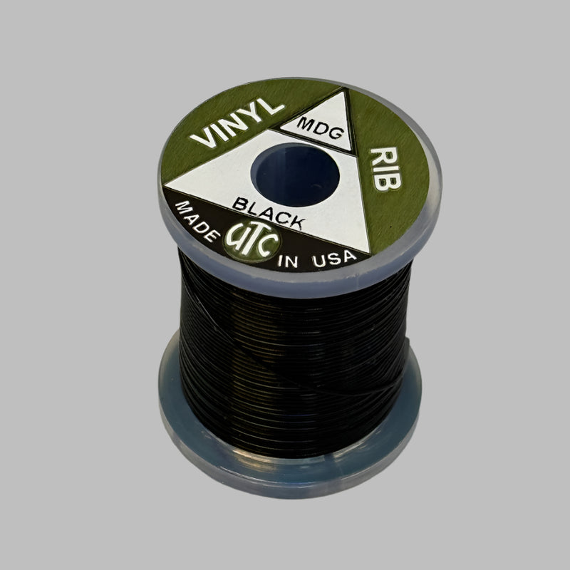 Vinyl D-rib cord spool in black