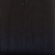 Round rubber strip, solid dark navy ribbed texture
