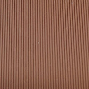 Round rubber strip, solid brown ribbed texture