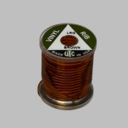 Vinyl D-rib cord spool in brown