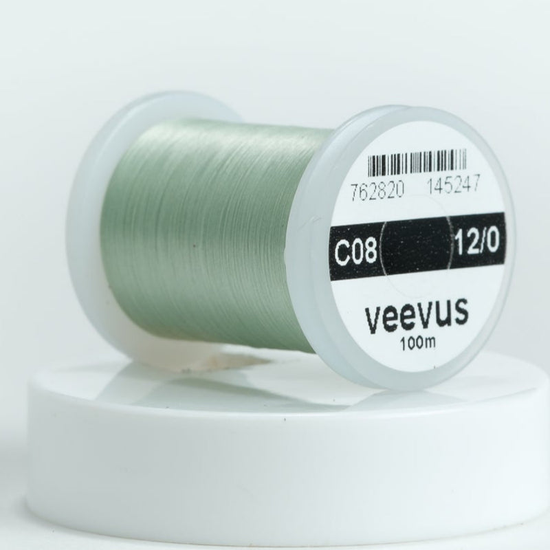 Veevus Thread 12/0 spool, light green thread, 100m