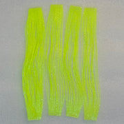Chartreuse sili legs set with bright yellow-green glitter strands