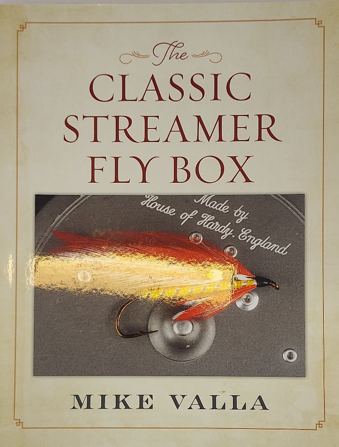 Classic Streamer fly box with illustrated streamer lure on front cover