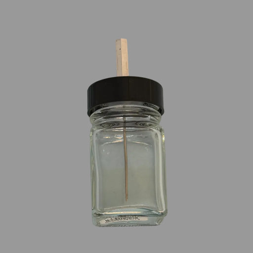 Clear lacquer jar