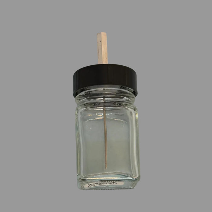 Clear lacquer jar