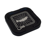 Cling Mag Grab in black square tray with butterfly graphic and Cling logo