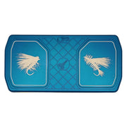 Mag Grab blue rectangular tray with two white fish lure icons