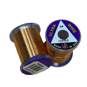 Wire spool in copper with Ultra Wire label