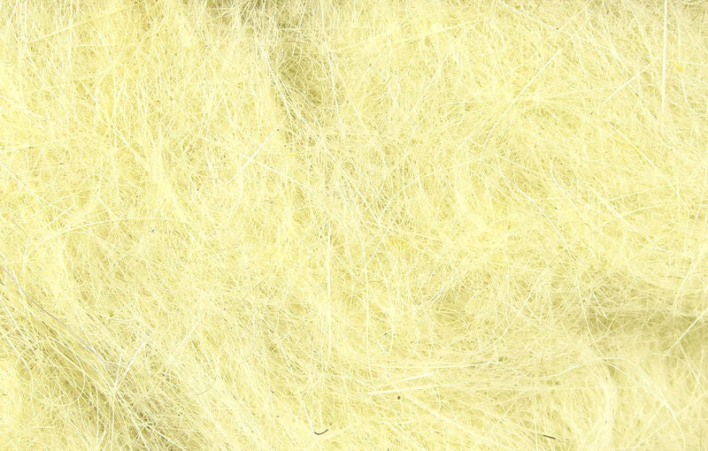 Close up of cream colored Hareline Dubbin