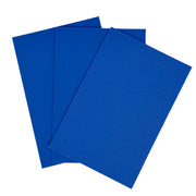 Blue 2 mm fly foam sheets, stacked