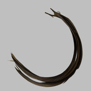 Biot feathers in dark brown