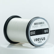 White thread spool, 8/0, 100m.