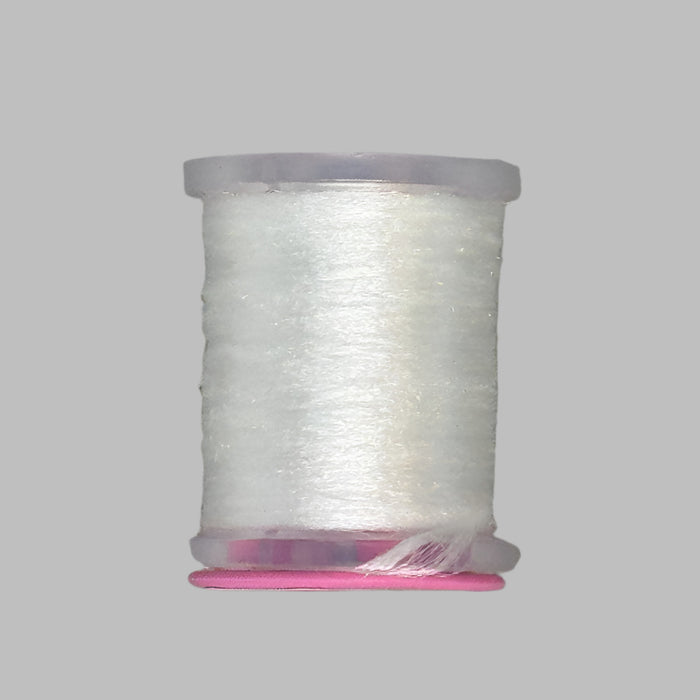 Close up spool fluorescent bright white  Antron yarn