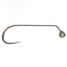 Close up of silver colored hook