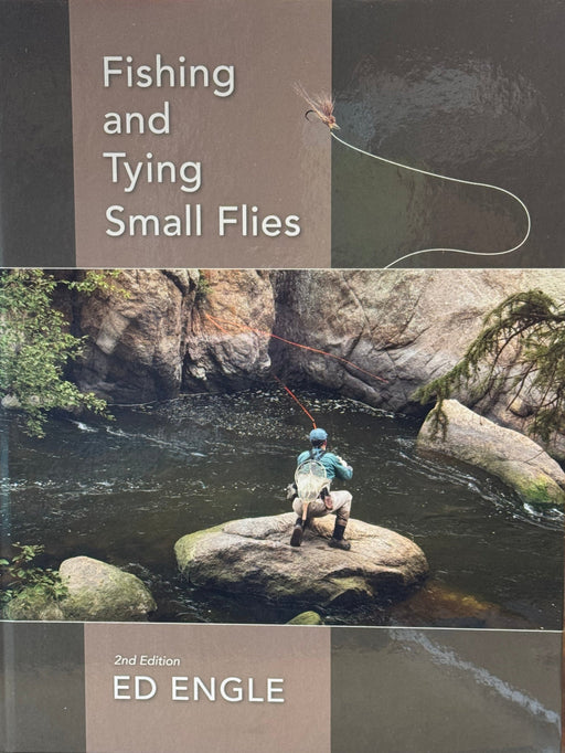 cover of Fishing and Tying Small Flies with fisherman fishing in a pool in between pools