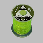 Vinyl D-rib cord spool in fluorescent chartreuse