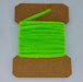 a card of fl. green chenille