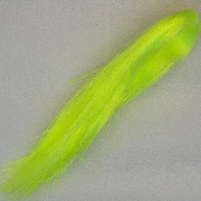 Wapsi Midge Flash fly tying flash strand in fluorescent yellow-green