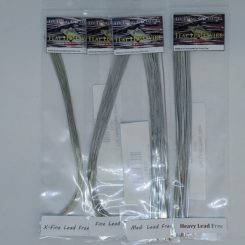 Lead-free flat wire bundle in clear packaging, multiple strands