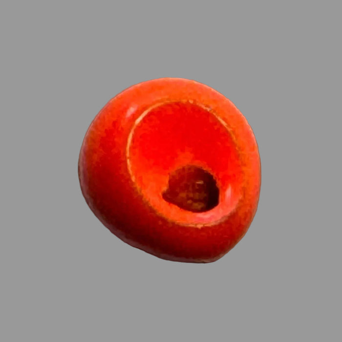 Close up of Fluorescent Fire Orange Jiggy Bead