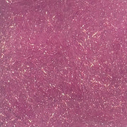 Fly tying dubbing material with magenta pink and gold sparkly strands