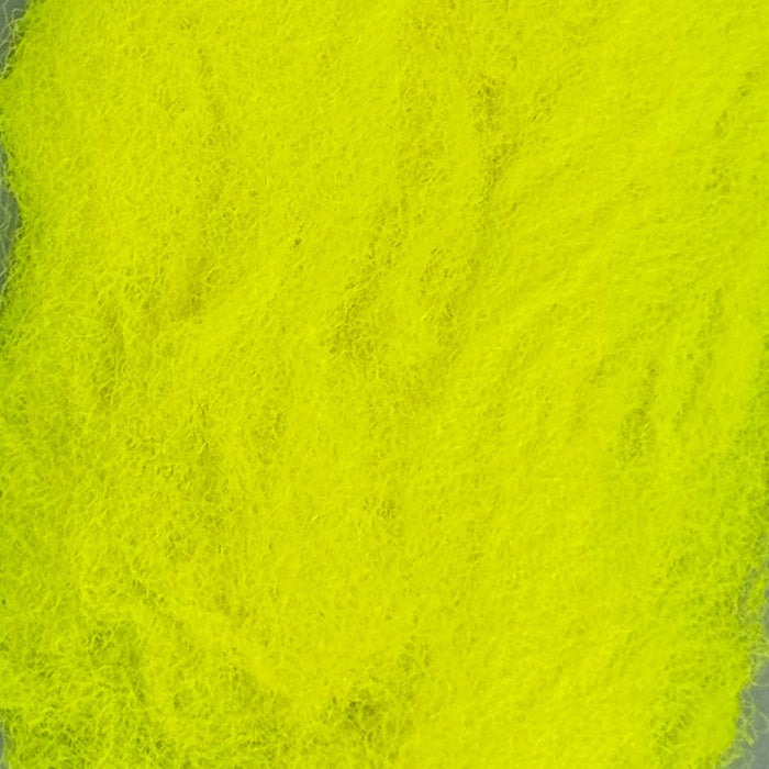 Extreme close up of fluorescent yellow para post wings