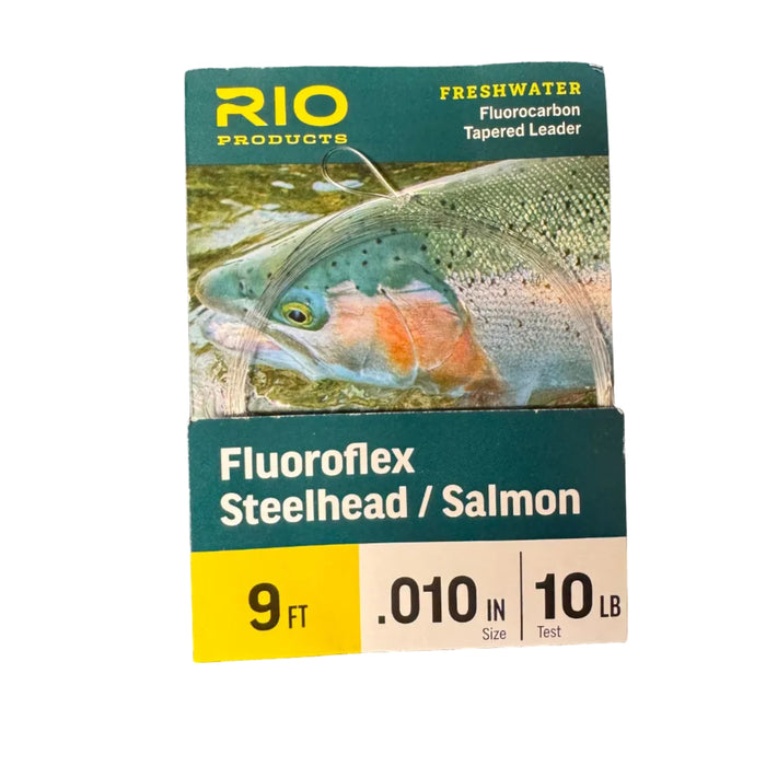 RIO Fluoroflex steelhead/salmon tapered leader, 9 ft, 0.010 in, 10 lb test