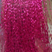 Hot pink sparkly tinsel fibers with glitter flecks