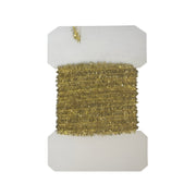 Gold chenille tinsel roll with fine glitter strands