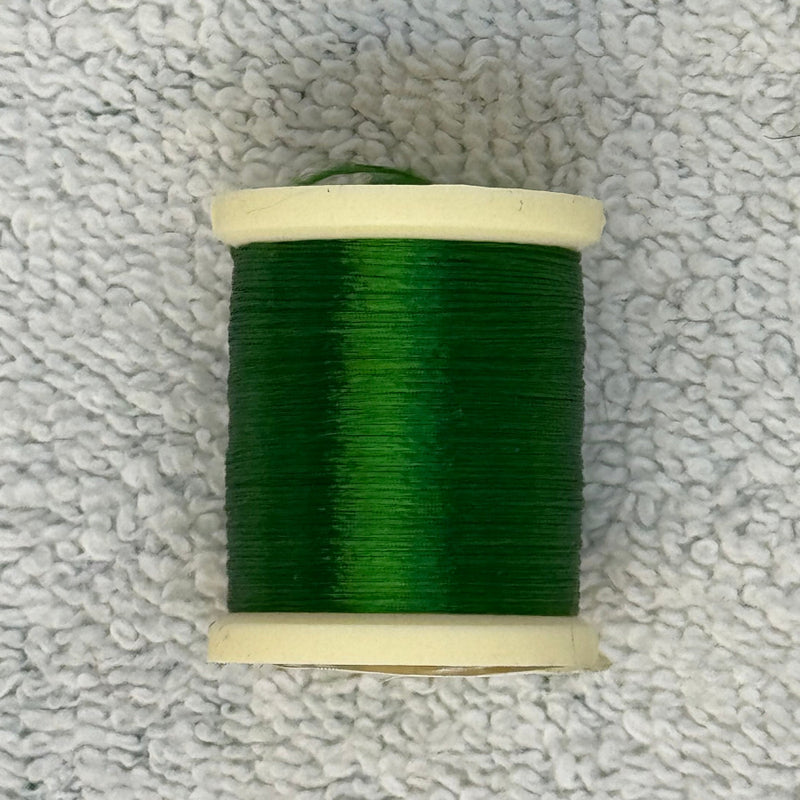 Four-strand floss spool in green