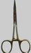 Gold Scissor Pliers on white background