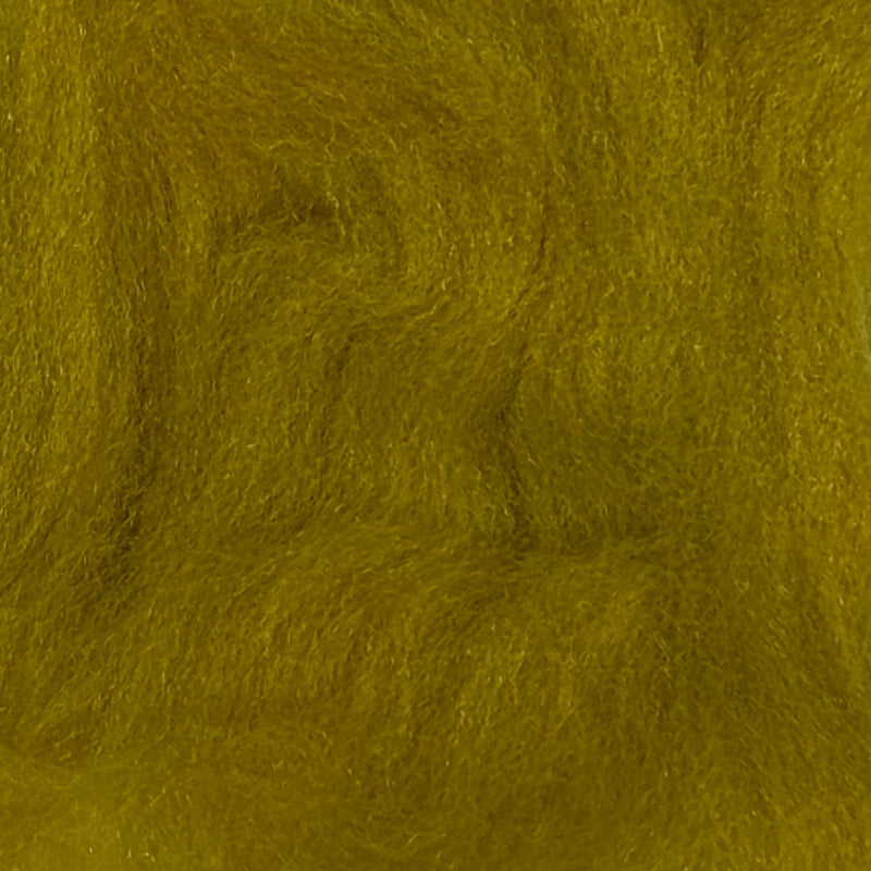 Fly-tying dubbing, golden brown fibers