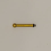 HMH TRV handle in brass gold finish with threaded end and rounded knob