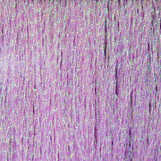Hareline Krystal Flash chenille, lavender purple with silver iridescent sparkle fibers