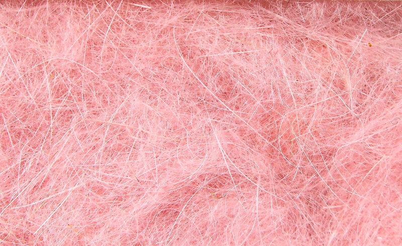 Close up of Hendrickson pink Hareline Dubbin
