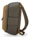 Side view vertical Hickory colored sling pack with white background