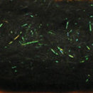 Dark olive dubbing fibers tuft