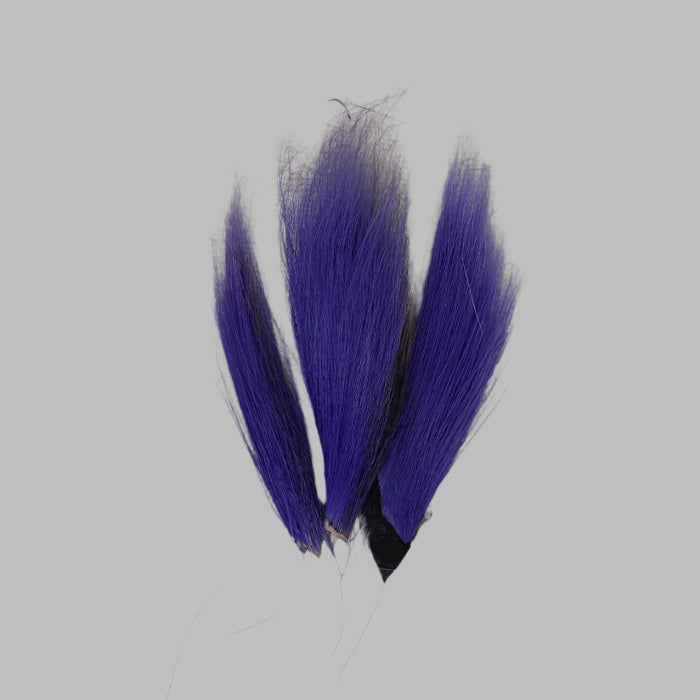 Lavender colored bucktail pieces