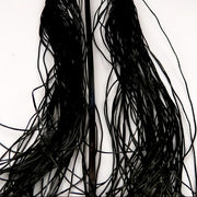 Life Flex black tassel trim with long loose strands