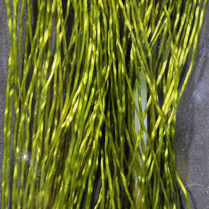 Life Flex lime green tassel trim with long loose strands