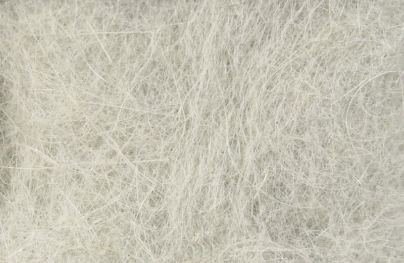 Close up of light gray Hareline Dubbin
