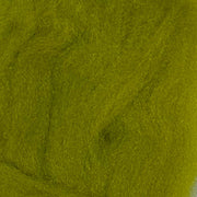 Fly-tying dubbing, vivid green fibers