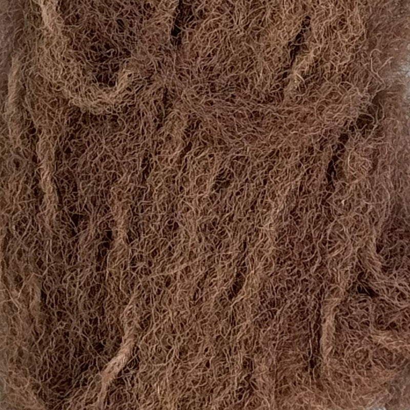 Wapsi para post wings, dun brown fuzzy fibers sheet