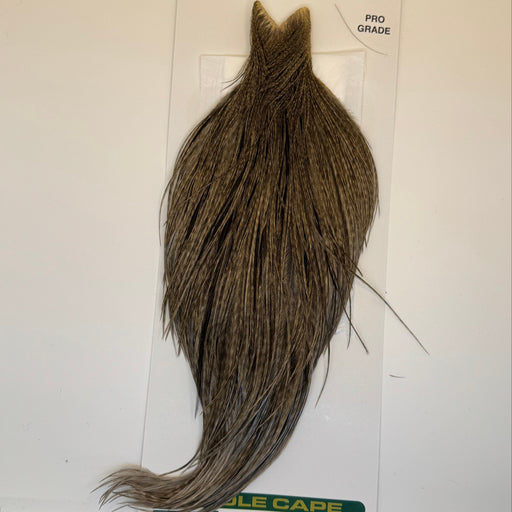 Medium Gray Dun dry fly hackle cape