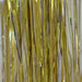 Mirage blend gold colored tinsel flash strands close up