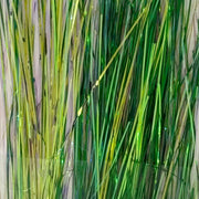 Green metallic tinsel marabou fringe with reflective strands