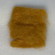 SLF pattern blend material, golden yellow fur fibers